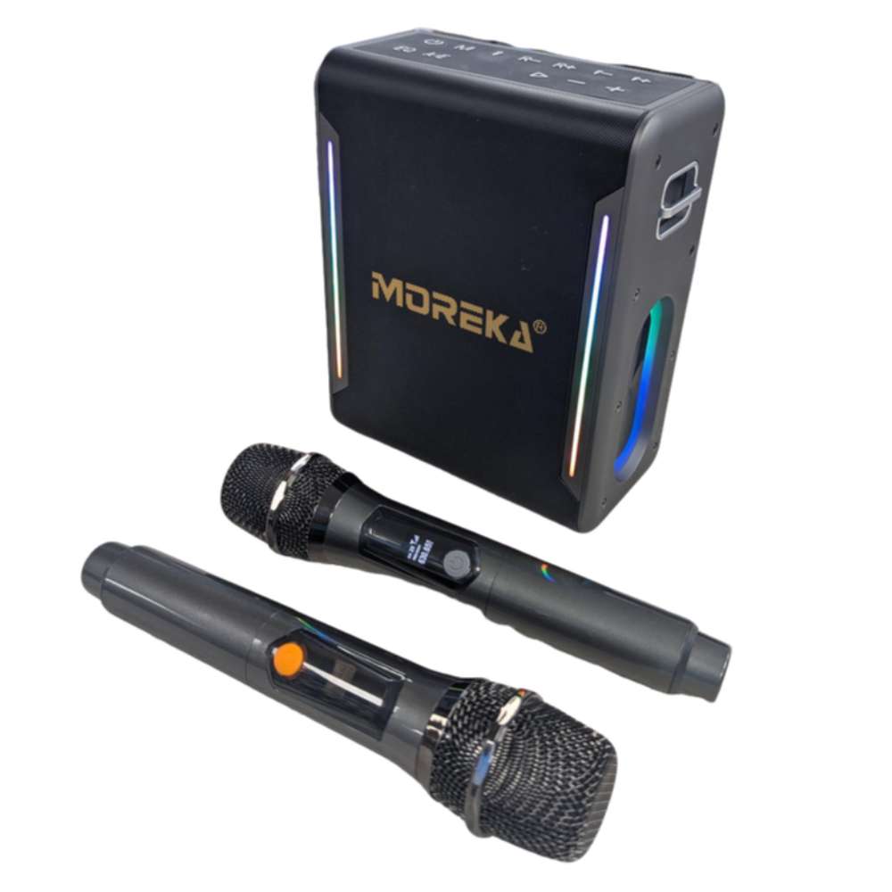 Bocina Moreka A29 80W 6000mAh Waterproof 2 microfonos9