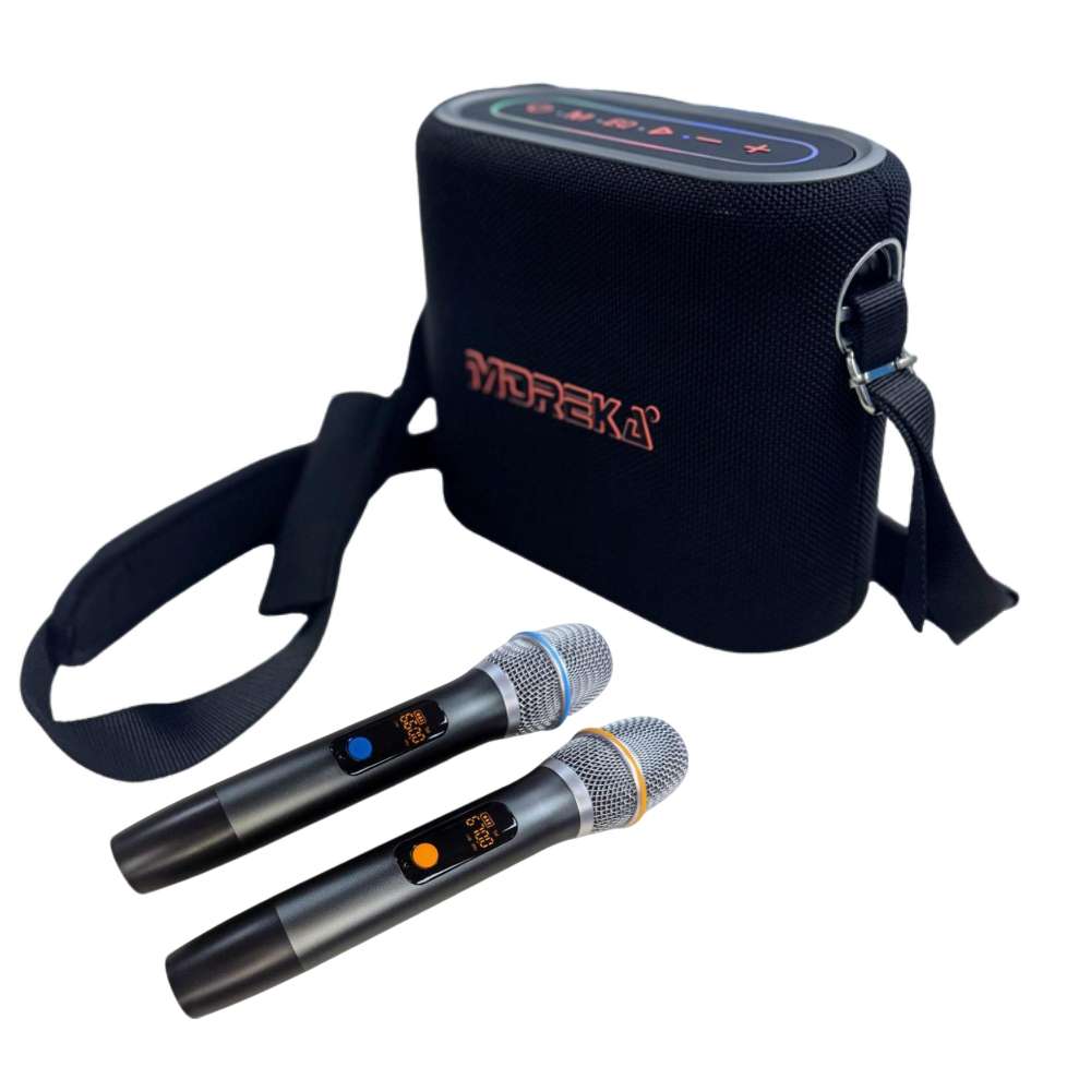 Bocina Bluetooth 80W 6000mAh dura 6hrs resistente al agua 0