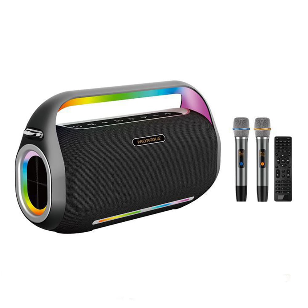 Bocina Moreka A34 400W 3000mAh 12 hrs de bateria Bluetooth, Contra Agua IPX5 0