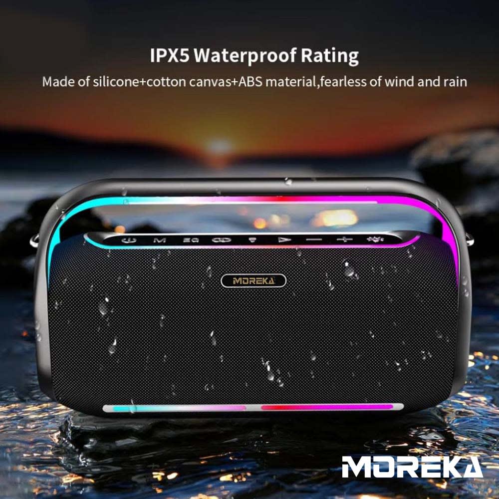 Bocina Moreka A34 400W 3000mAh 12 hrs de bateria Bluetooth, Contra Agua IPX57