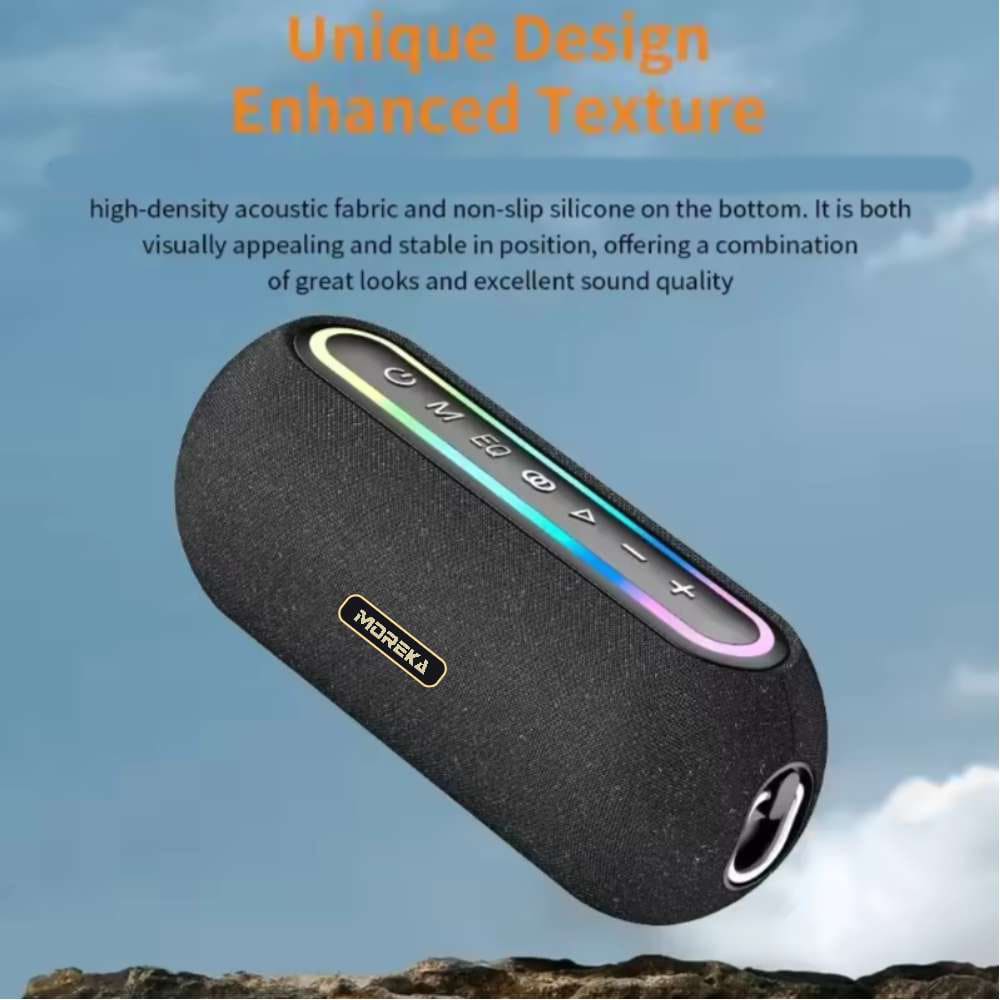 Bocina Moreka A38 Altavoz Bluetooth 60W 6000mAh Luz LED RGB5