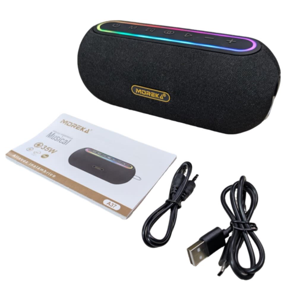 Bocina Moreka A37 35W 4000mAh 5-6 hrs de bateria Bluetooth7