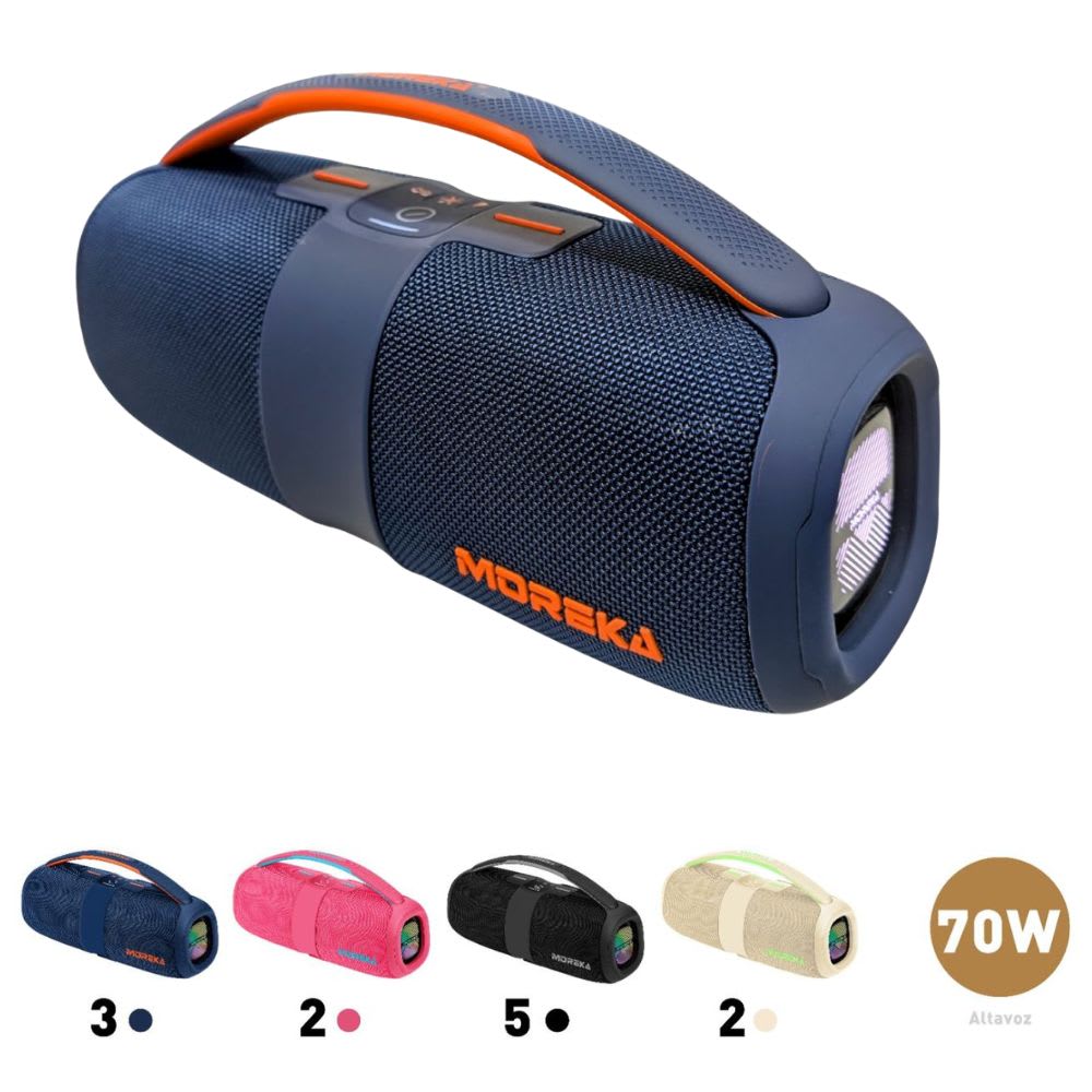 Bocina Moreka A41 70W 35W+35W 5000mAh 9hrs de bateria Bluetooth IPX62