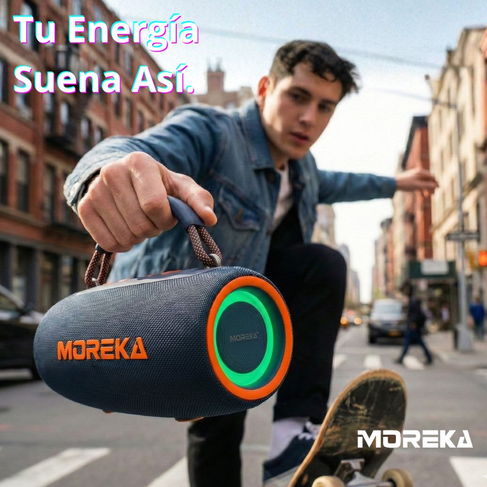 Bocina Moreka A42 80W 40W+40W 8000mAh 6hrs de bateria Bluetooth IPX63