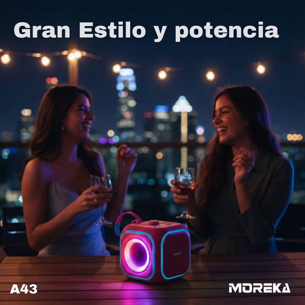 Bocina Moreka A43 Bluetooth 60W IPX6 6000mAh3