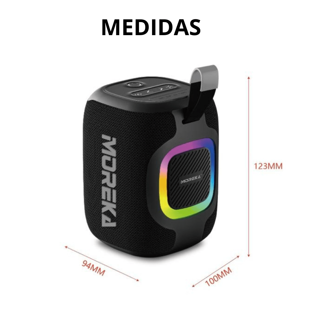 Bocina Moreka A52 Bluetooth 15W IPX6 1800mAh4