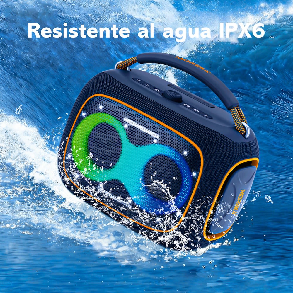 Bocina Moreka A55 120W 12000mAh 8hrs de bateria Bluetooth IPX63