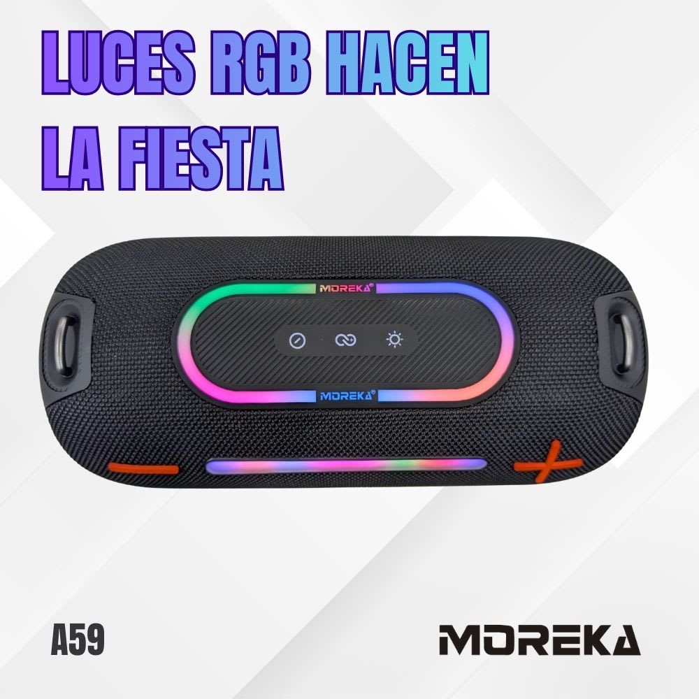 Bocina Moreka A59 50W 8000mAh Bluetooth Batería 6 Hrs4