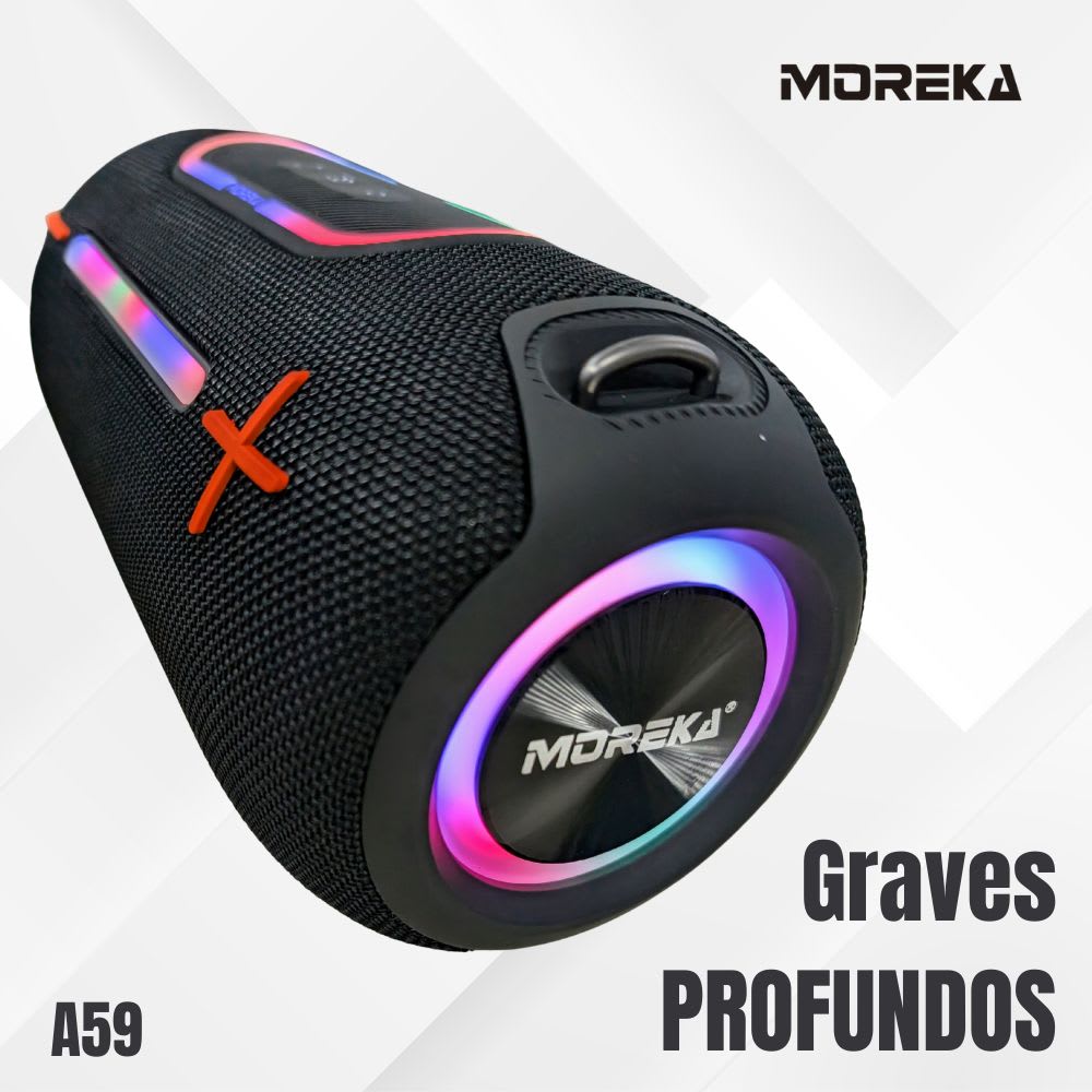 Bocina Moreka A59 50W 8000mAh 5-6 hrs de bateria Bluetooth3