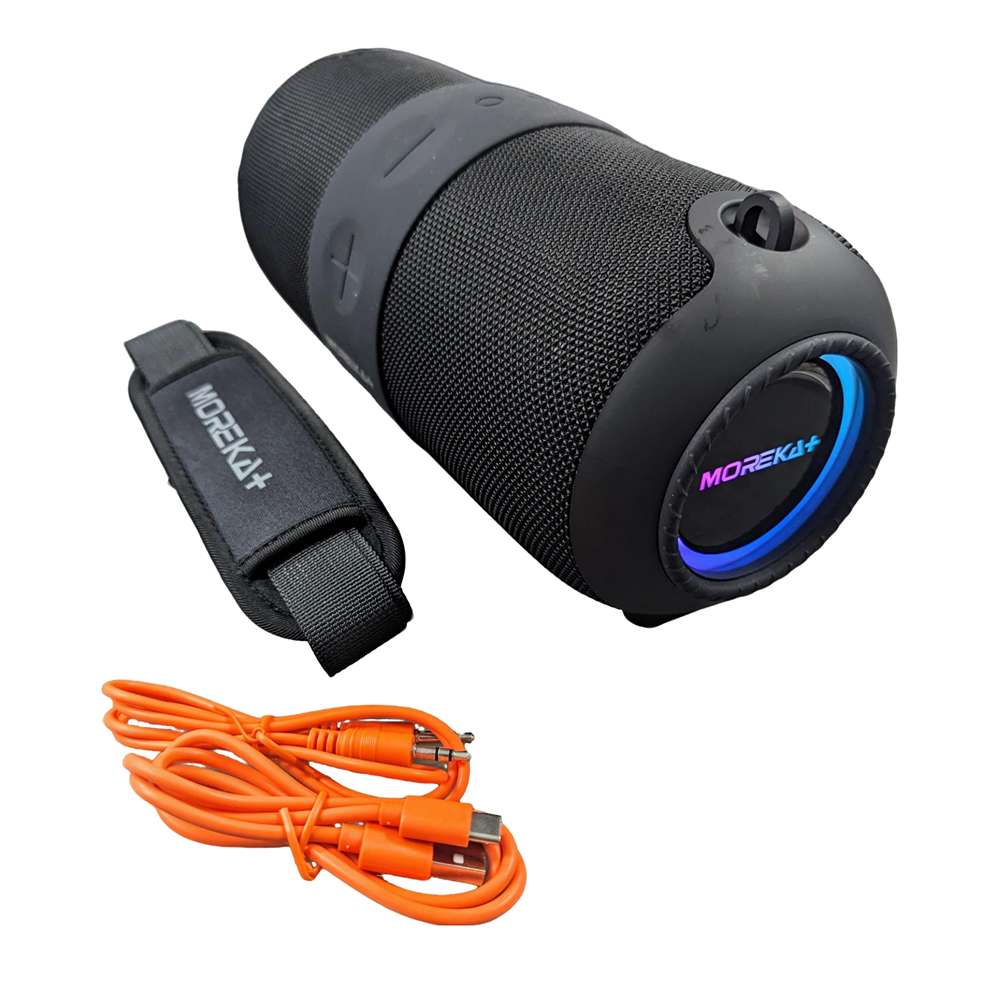 Bocina  Moreka+ A6 60W, Bluetooth, TF Card, Radio FM, USB Contra Agua IPX68