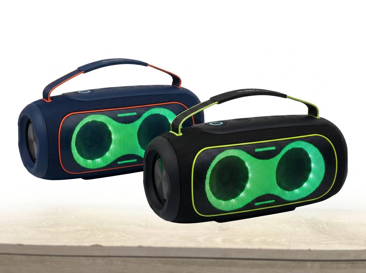 Altavoz portátil MÁSK A63 70W estéreo con Bluetooth 5.3 batería de larga duración y luces RGB3