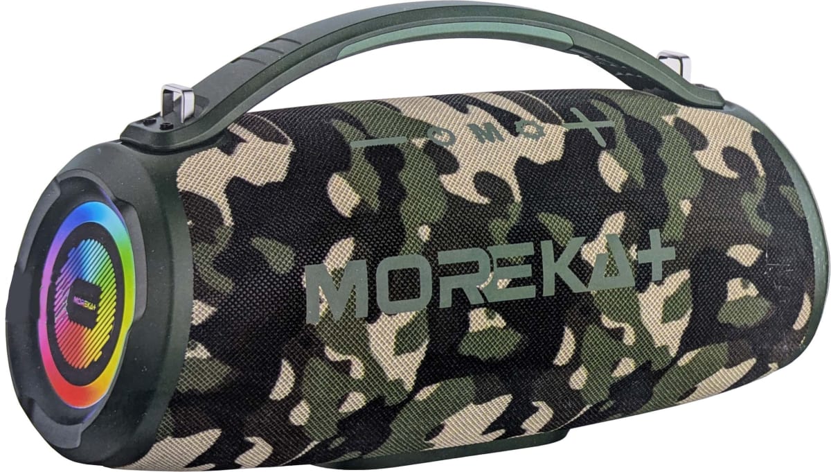 Bocina Moreka+ A8 60W 4500mAh/7.4V Bluetooth, TF Card, Radio FM, USB Contra Agua IPX6 0