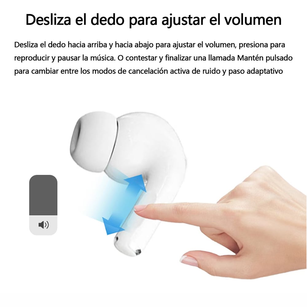 Audífonos Bluetooth con Cancelación de Ruido Lcd Táctil7