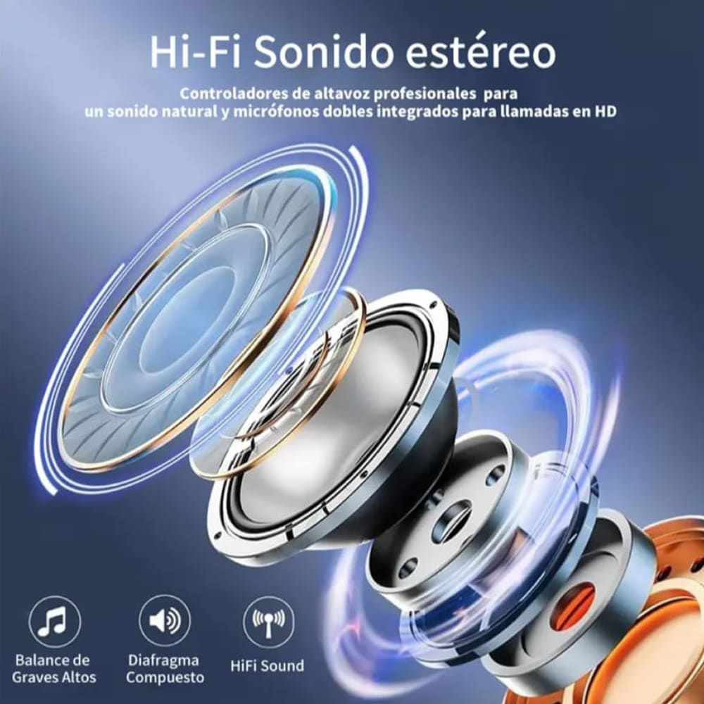 Audífonos Sport Bluetooth G-Tide AC01 Cancelación de Ruido5