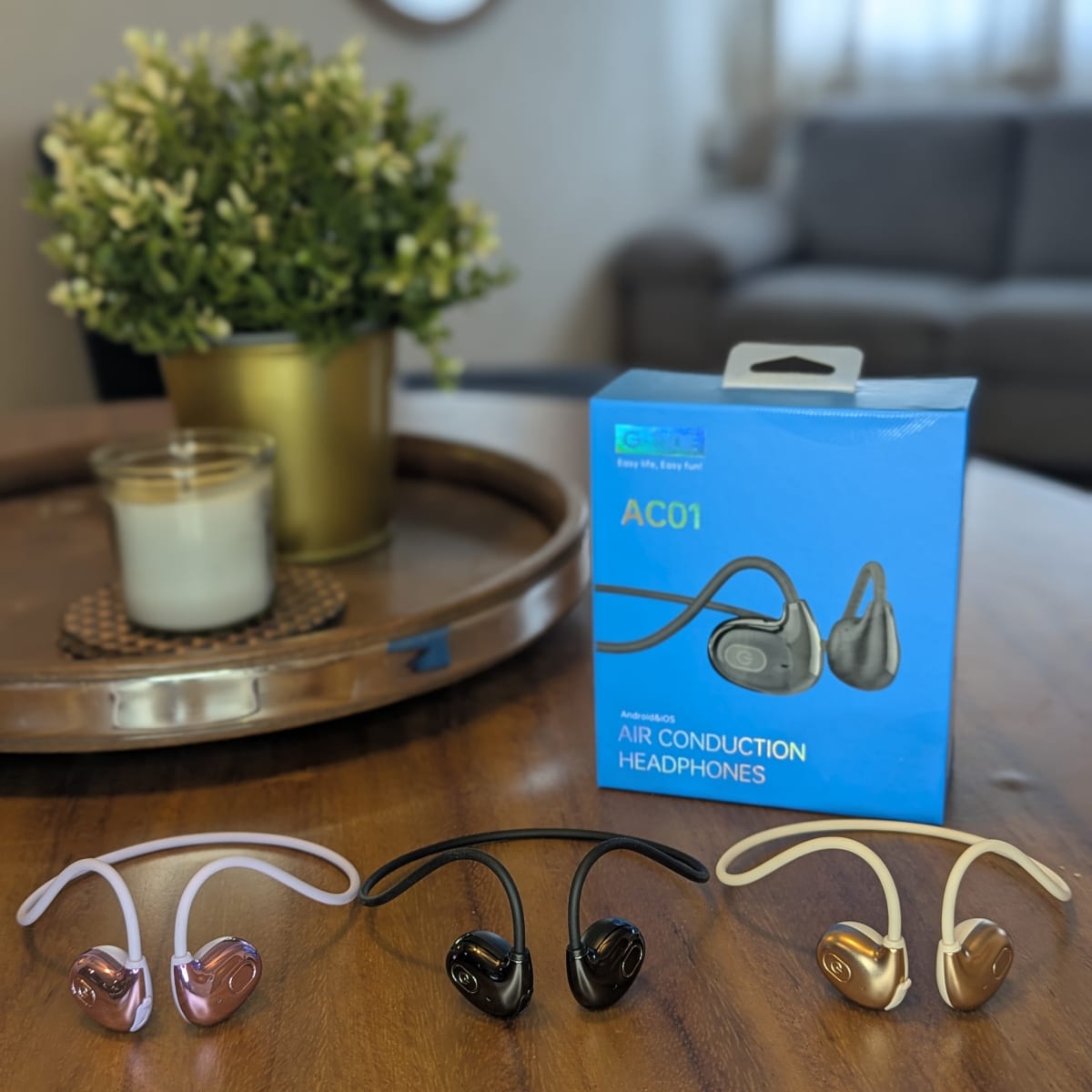 Audífonos Bluetooth  G-Tide AC01  Conducción de Aire y Cancelación de Ruido Sport3