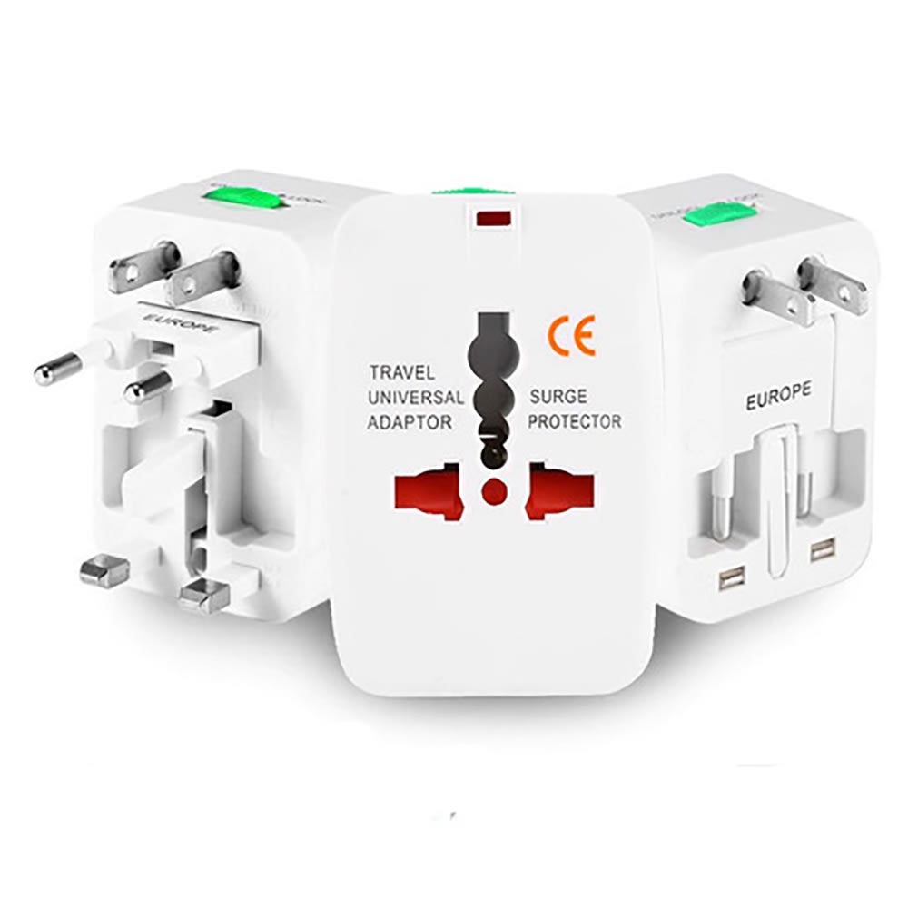 Adaptador de corriente enchufe universal estilo europeo 8