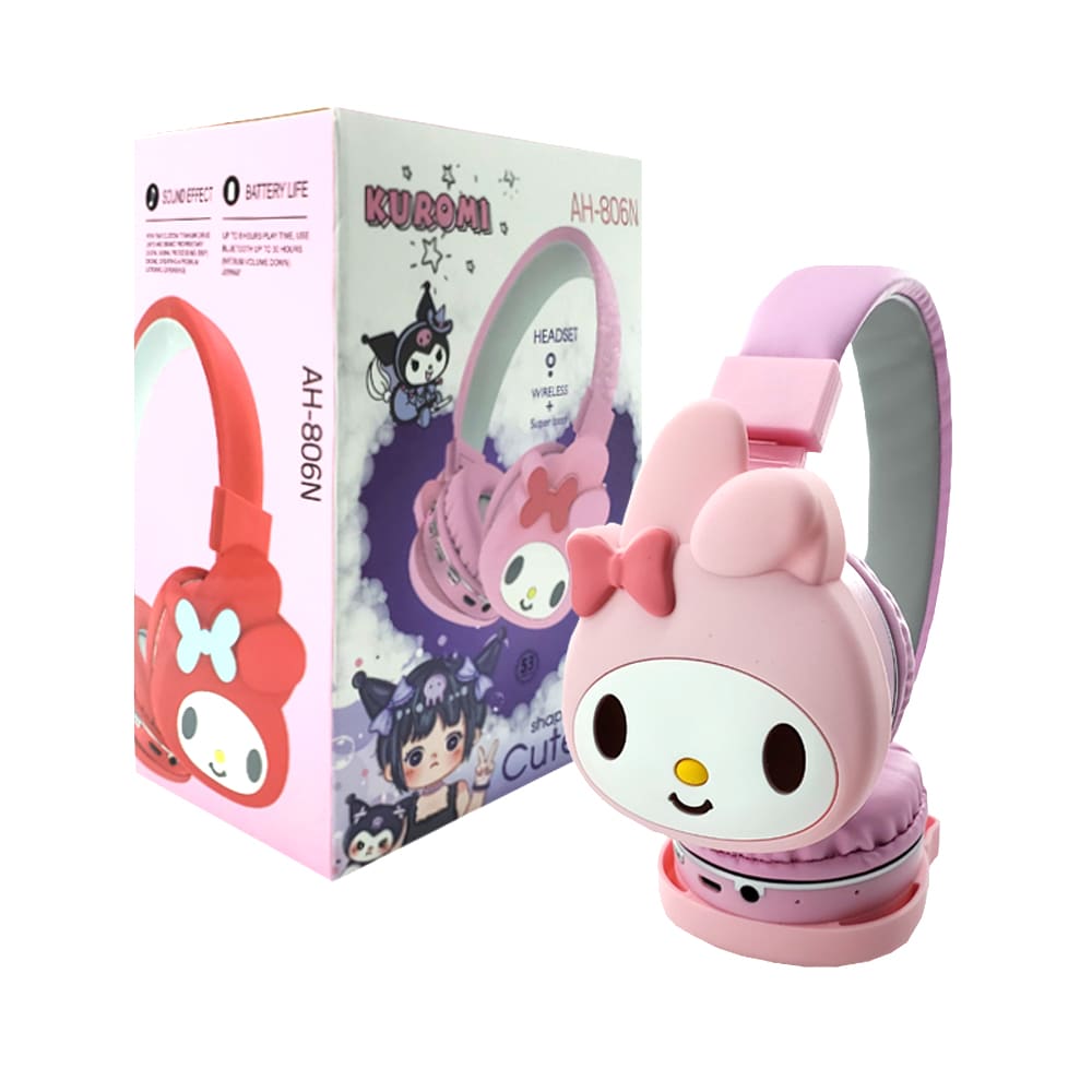 Audífonos Diadema Bluetooth  My Melody Sanrio Inalámbrico Plegable6