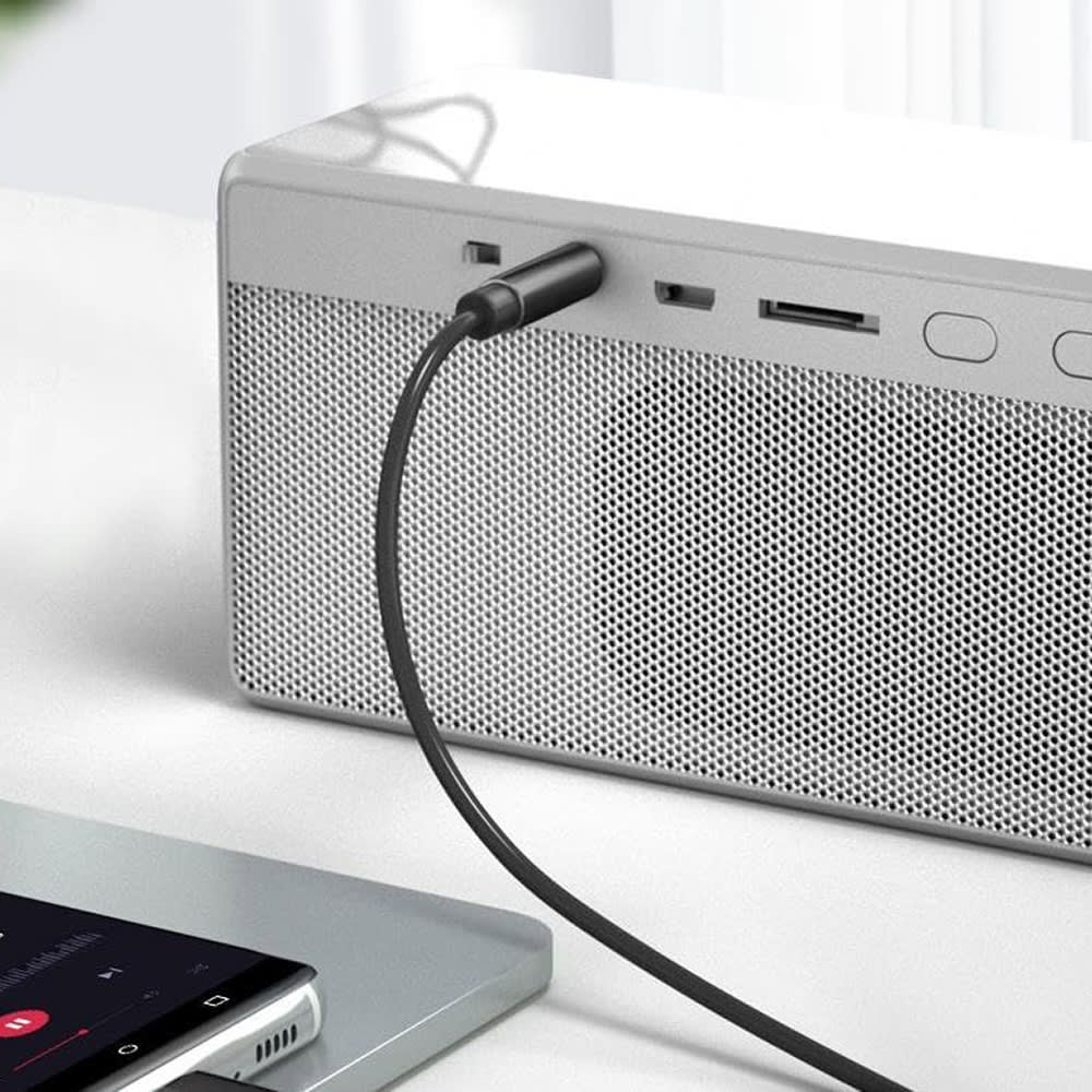 Convertidor tipo Lightning a 3.5mm Auxiliar Audio AU-11 1M5