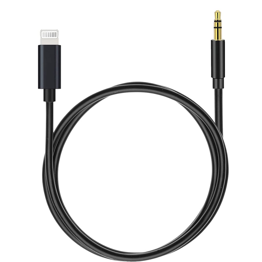 Convertidor tipo Lightning a 3.5mm Auxiliar Audio AU-11 1M 0