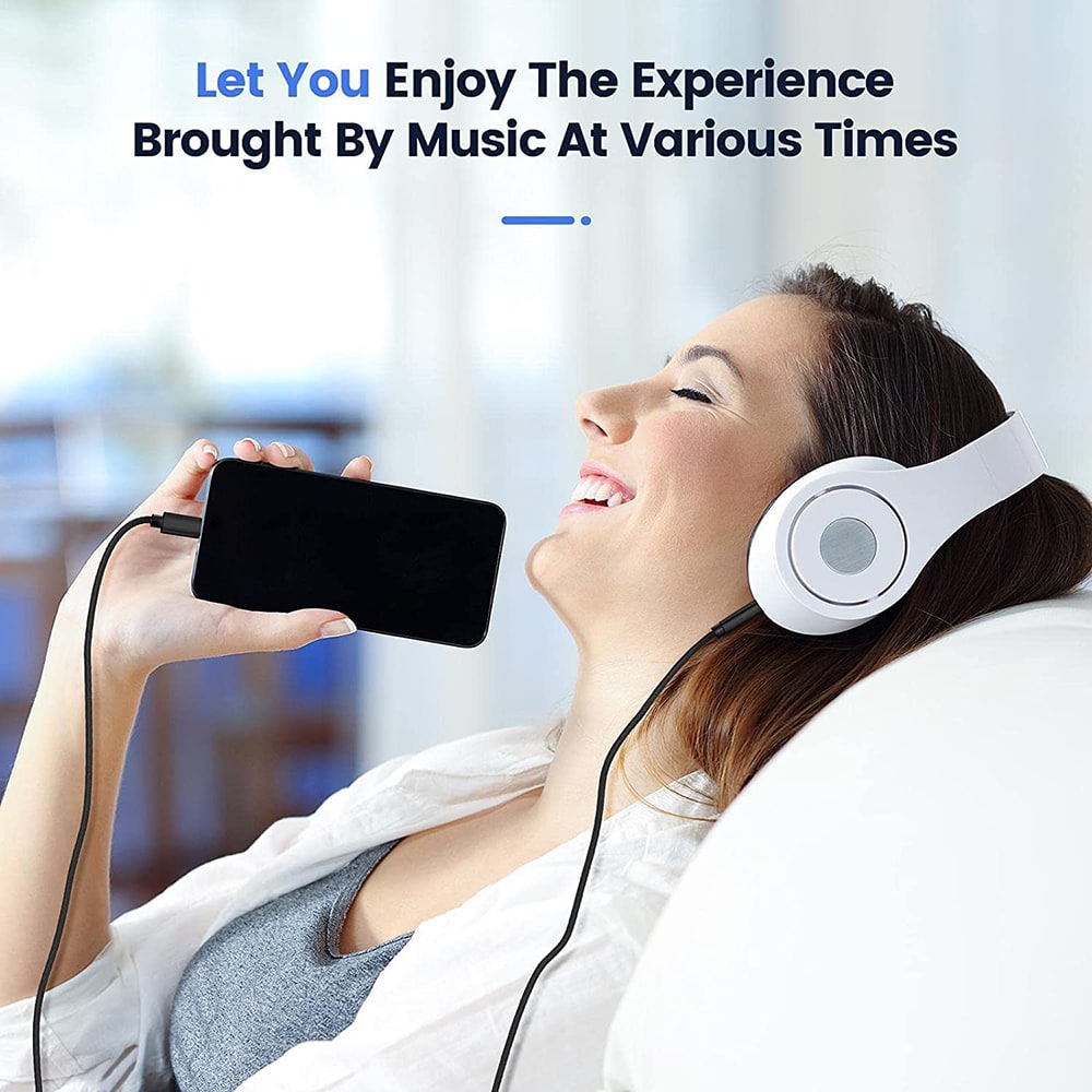 Convertidor tipo Lightning a 3.5mm Auxiliar Audio AU-11 1M4