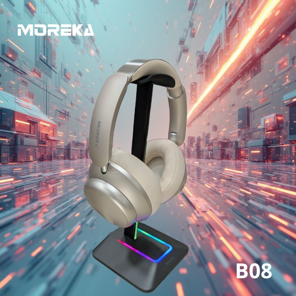 Audífonos Moreka B08 V5.4 Cancelación Ruido 36 Hrs 2
