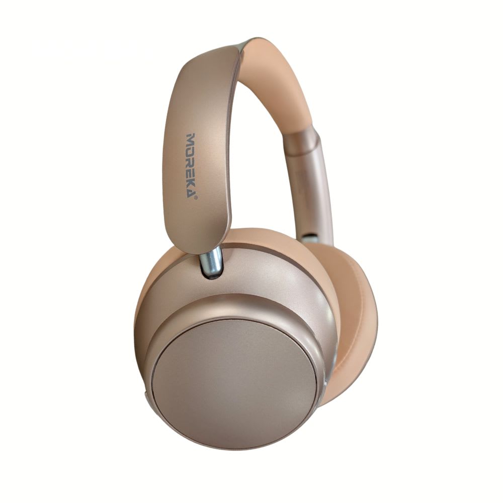 Audífonos Bluetooth V5.4 Moreka B08 400mAh 40mm Cancelación de Ruido 36 hrs musica5