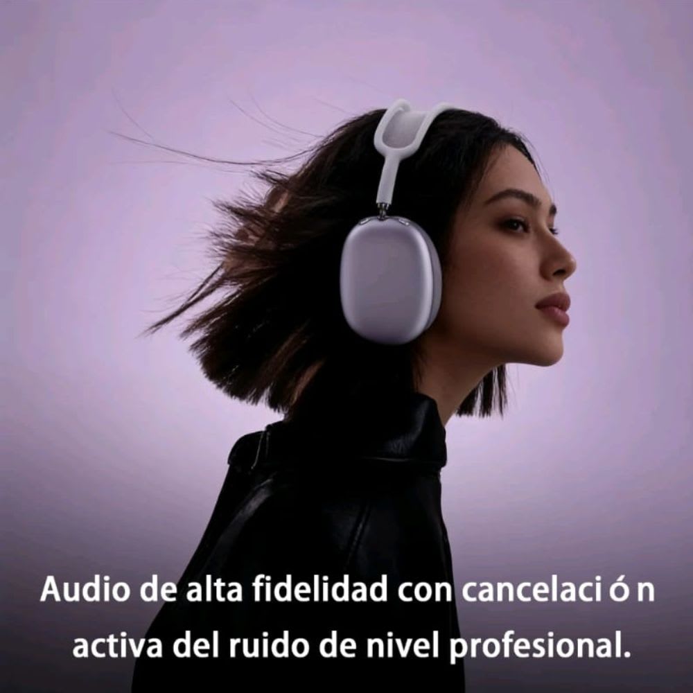Audífonos Bluetooth V5.4 Moreka B09 400mAh 40mm Cancelación de Ruido 36 hrs musica5