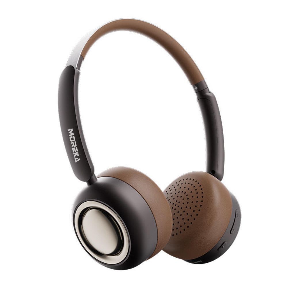 Audífonos Bluetooth V5.4 Moreka BL11 350mAh 40mm Cine panorámico 3D 30 hrs musica3