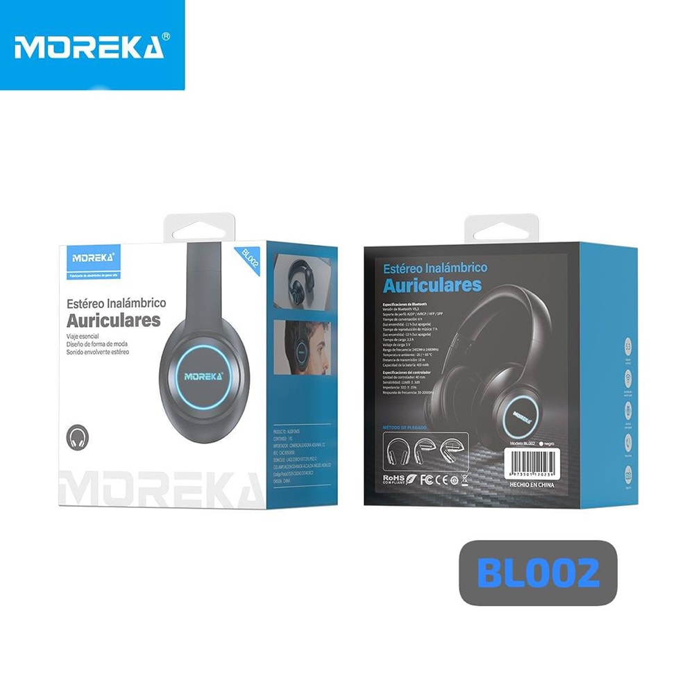 Audífonos Bluetooth MOREKA BL0022