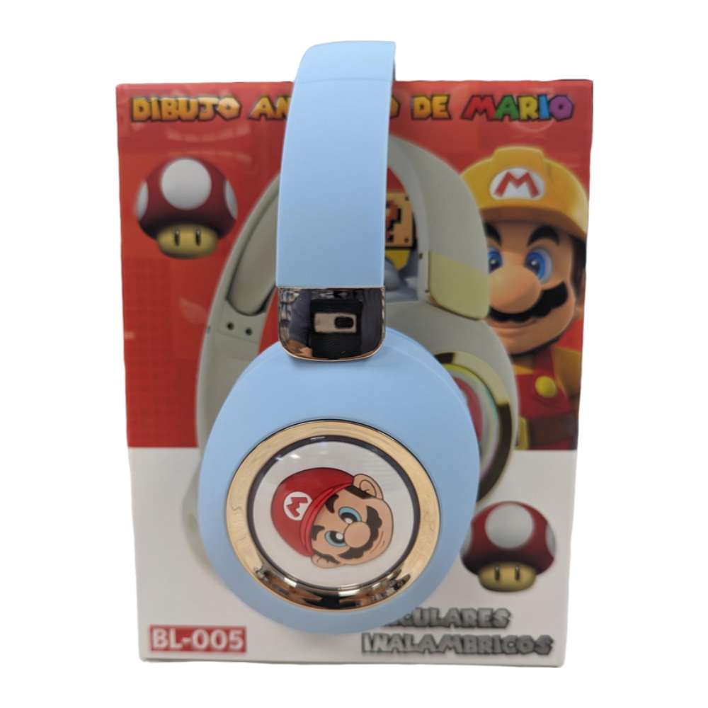 Audífonos Bluetooth  V5.3  Mario Bros BL0058