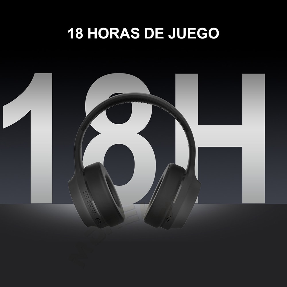 Audífonos Bluetooth 5.4 200mAh 40mm Cancelación de Ruido Moreka BL0165