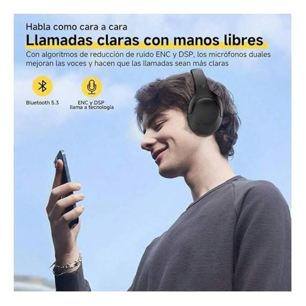 Audífonos Bluetooth Moreka BL018 200mAh 40mm Cancelación de Ruido 18 Hrs IP554