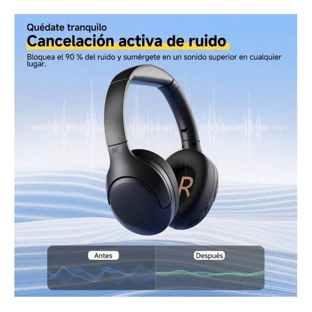 Audífonos Bluetooth Moreka BL018 200mAh 40mm Cancelación de Ruido 18 Hrs IP559