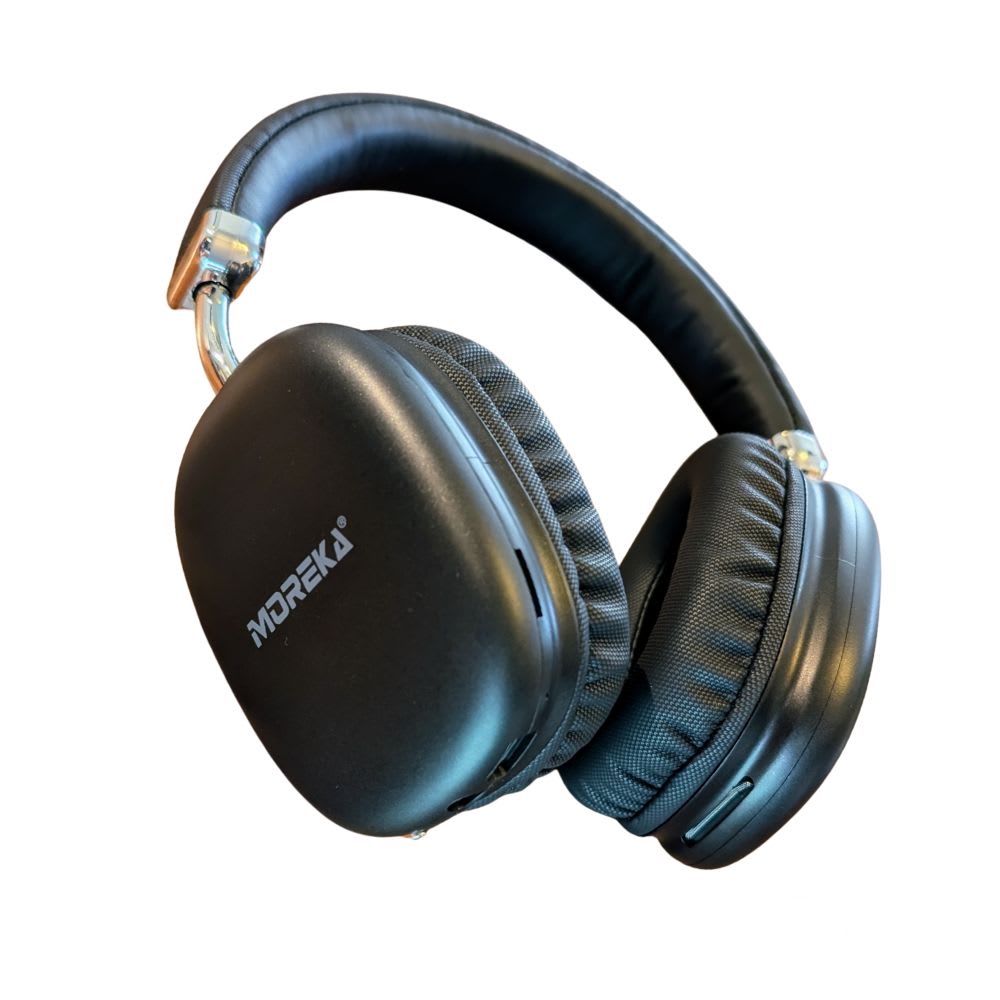 Audífonos Bluetooth V5.4+EDR Moreka BL023A 200mAh 40mm Cancelación de Ruido 65 hrs musica7