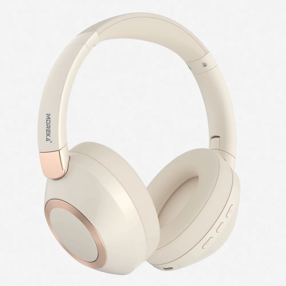 Audífonos Bluetooth 5.4 Moreka BL024 12 horas de musica AUX 3.5mm cancelación de Ruido5
