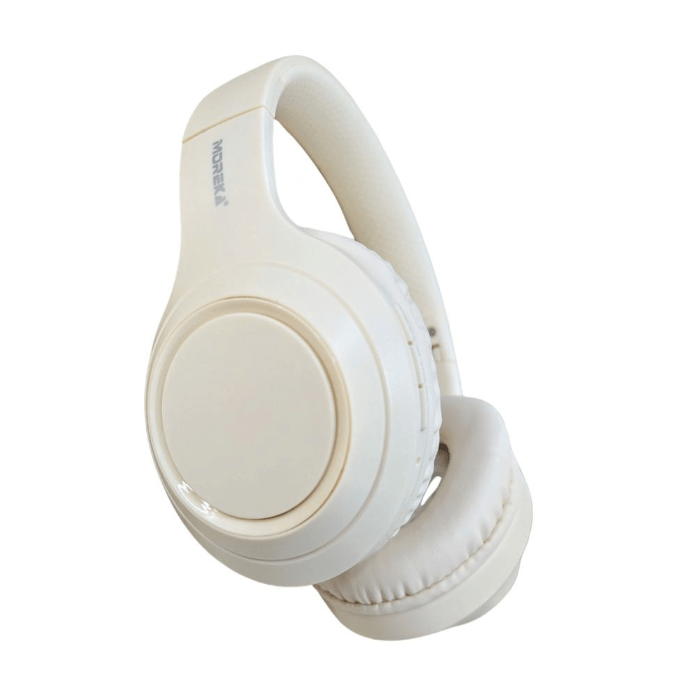 Audífonos Bluetooth V5.4 Moreka BL026 200mAh 40mm Cancelación de Ruido 12 hrs musica12