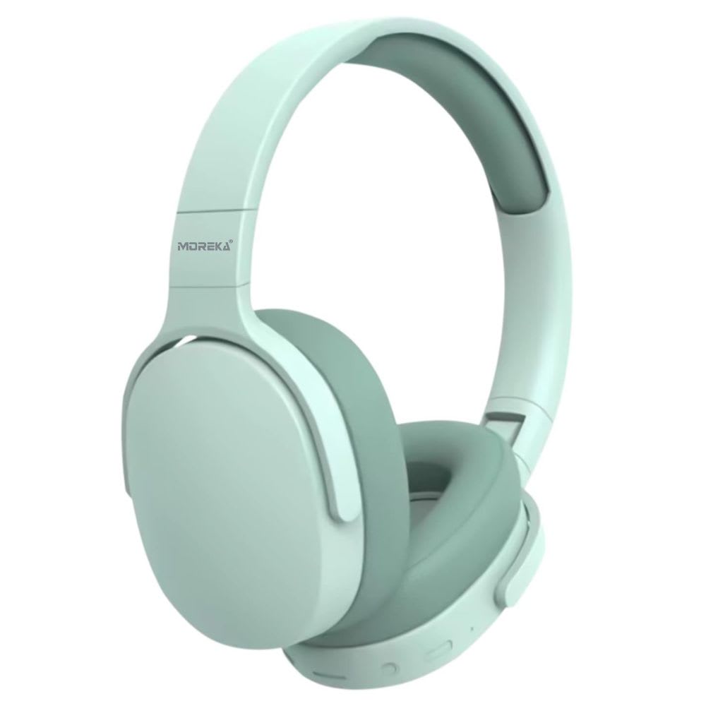 Audífonos Bluetooth 5.4 Moreka BL027 12 horas de musica AUX 3.5mm9