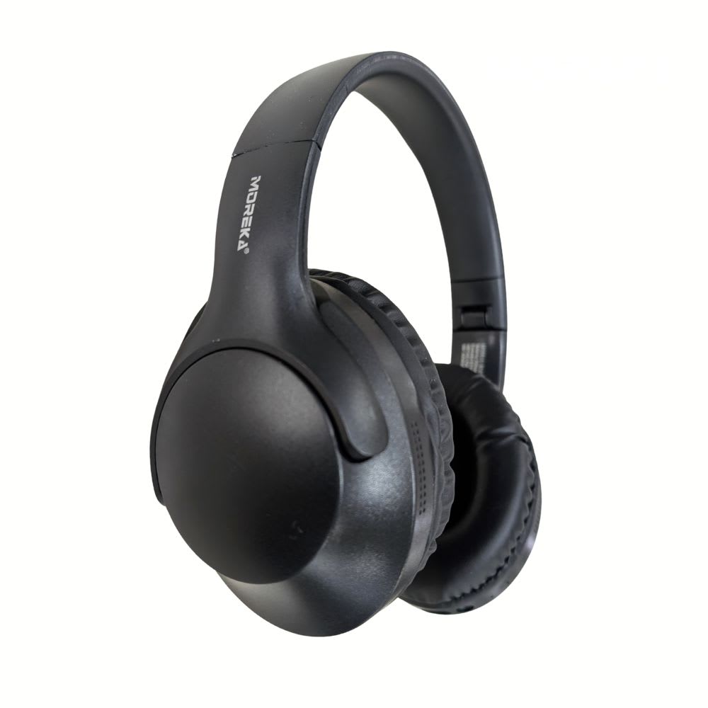 Audífonos Bluetooth V5.4 Moreka BL028 200mAh 40mm Cancelación de Ruido 12 hrs musica3