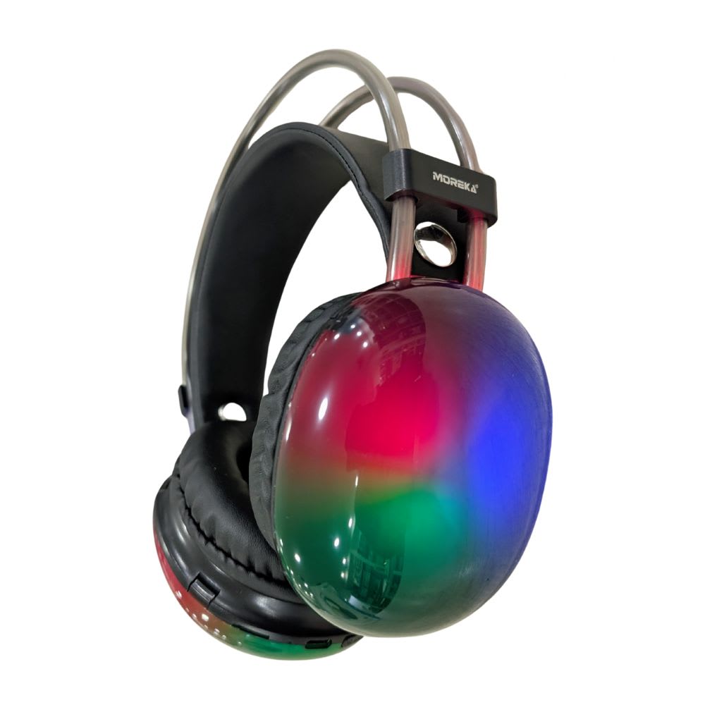 Audífonos Bluetooth 5.3 Moreka BL029 16 horas de musica iluminación RGB9