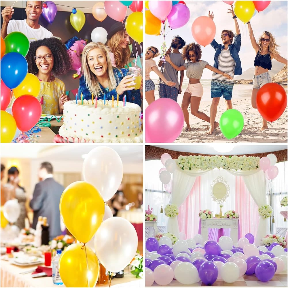 Bomba de Globos Eléctrica Portátil Inflador de Globos de Doble Boquilla 730058