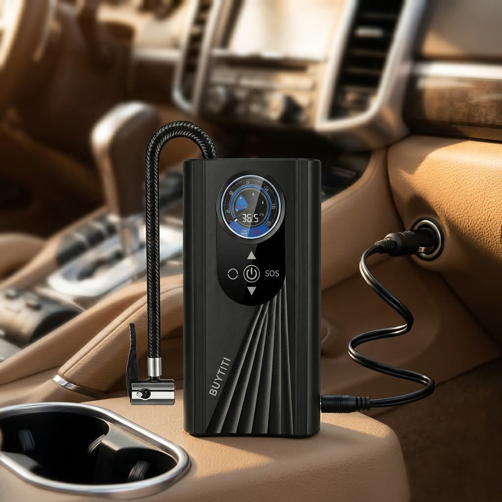 Bomba de Aire Electrica para automóvil BUYTITI MR-9293