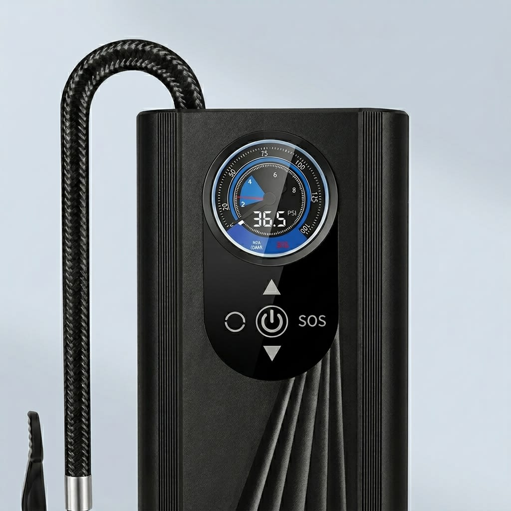 Bomba de Aire Electrica para automóvil BUYTITI MR-9295