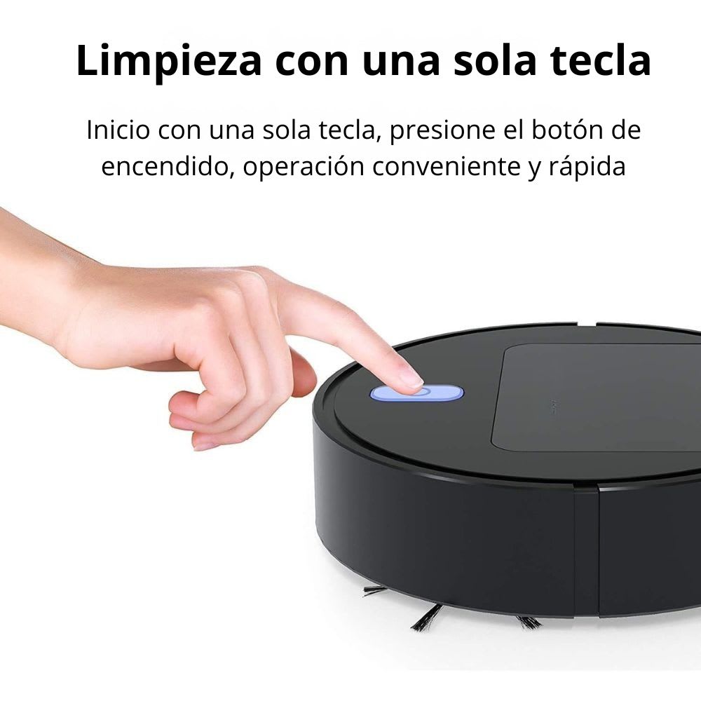 Robot Aspiradora Limpieza Bugu 1528A Inteligente Blanca4