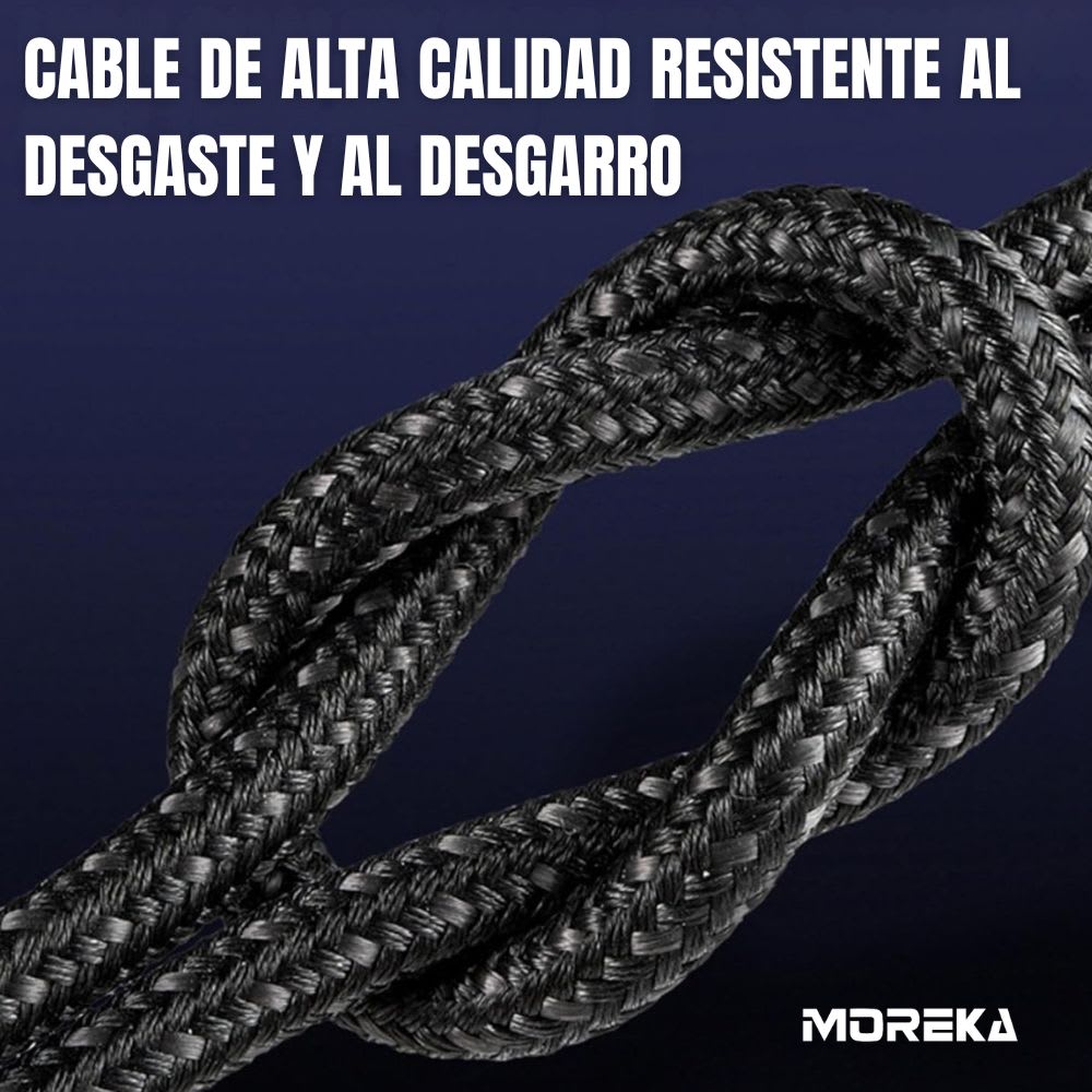 Cable Moreka Tipo C a USB CB-55 65W carga rápida 1.2M5
