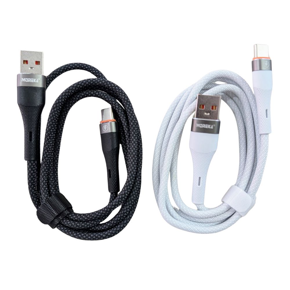 Cable Moreka Tipo C a USB CB-55 65W carga rápida 1.2M2