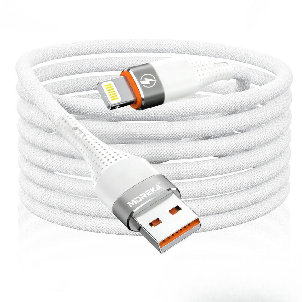 Cable Moreka IP USB 2.4A carga rápida 1.2M CB-056 0