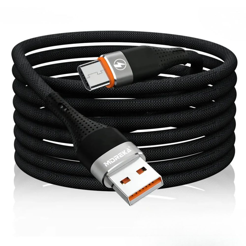 Cable Moreka V8 USB 3A carga rápida 1.2M CB-057 0
