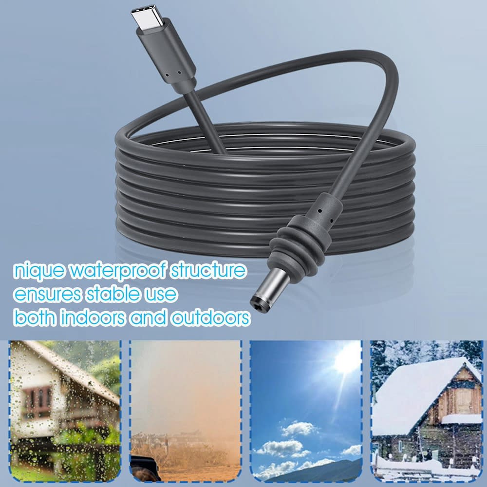 Cable USB C a DC IP68 IP68 para Antena Starlink mini Moreka CB0527