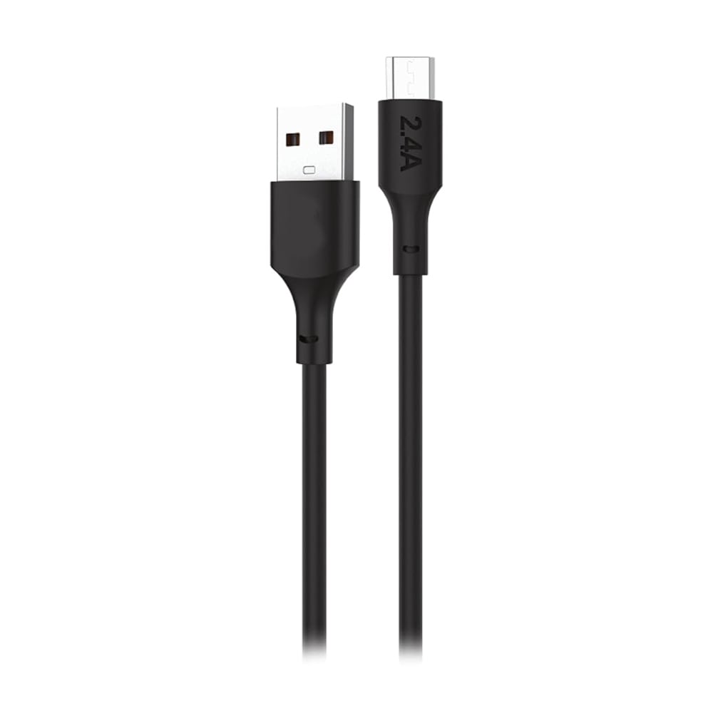 Cable Tipo V8 Micro USB, Moreka CB-35, 2.4 1 M.1