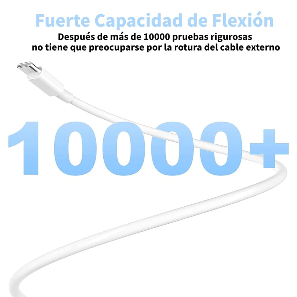 Cable Moreka Tipo C a C CB-43 45W carga rápida 2M7